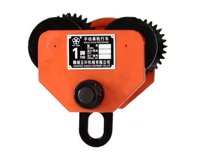 正確使用手推單軌小車圖片